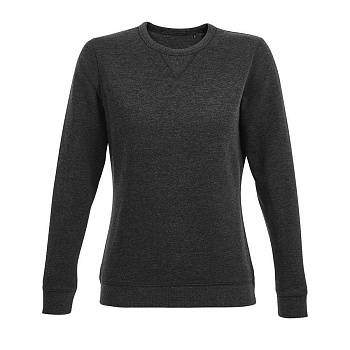 Толстовка женская "Sully Women", т.серый меланж, XS, 60% хлопок 40% полиэстер, 280 г/м2 Толстовка женская "Sully Women", т.серый меланж, XS, 60% хлопок 40% полиэстер, 280 г/м2