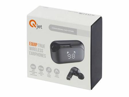 Беспроводные наушники TWS с ENC "Equip", IPX4, черный