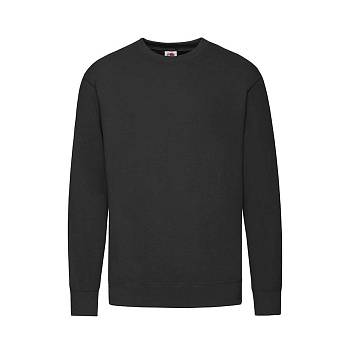 Толстовка мужская без начеса "Lightweight Set-in Sweat", черный, S, 80% х/б 20% полиэстер, 240 г/м2 Толстовка мужская без начеса "Lightweight Set-in Sweat", черный, S, 80% х/б 20% полиэстер, 240 г/м2