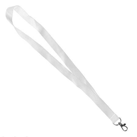 Ланъярд NECK, белый, полиэстер