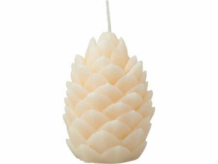 Свеча "Шишка", молочный