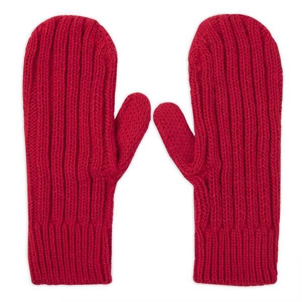 Варежки вязаные НАСВЯЗИ©, бежевый меланж, 30% шерсть