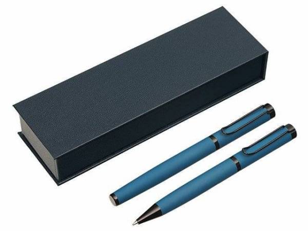 Подарочный набор из 2-х ручек «Black Lama» soft-touch