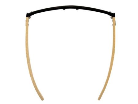 Солнцезащитные очки из бамбука с зеркальной линзой "Rockwood Motion", синий