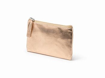 Кошелек MAUVE из полиуретана с глянцевой отделкой, розовое золото Кошелек MAUVE из полиуретана с глянцевой отделкой, розовое золото
