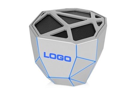 Портативная колонка «Geo», белая подсветка