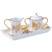 Набор &amp;quot;Мелисса&amp;quot; (молочник и сахарница на блюдце), 17 * 8,5 *7 см 167379