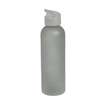 Бутылка для воды LIQUID 2, 550мл. матовая, серая, пластик