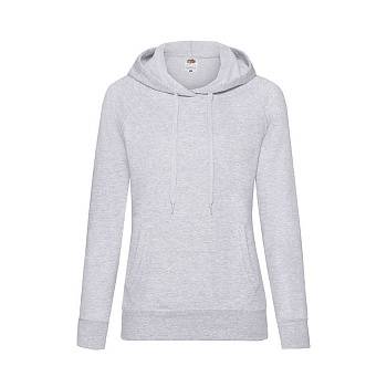 Толстовка женская "LIGHTWEIGHT", серый_XS, 80% хлопок, 20% полиэстер, 240 г/м2 Толстовка женская "LIGHTWEIGHT", серый_XS, 80% хлопок, 20% полиэстер, 240 г/м2