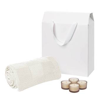 Подарочный набор Sento, Cella, бежевый (свечи, плед)