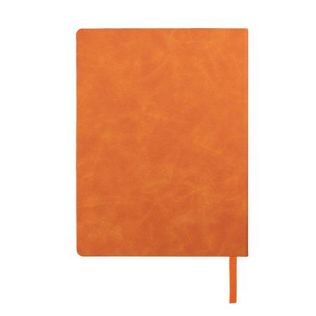 Ежедневник недатированный Solas, формат А5, с магнитом, оранжевый, кремовый блок в линейку