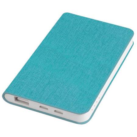 Универсальный аккумулятор "Provence" (5000mAh),голубой,7,5х12,1х1,1см, искусственная кожа