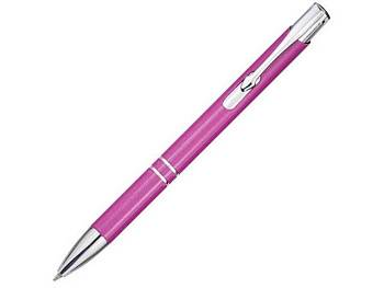 Шариковая ручка Moneta из переработанного алюминия - Фуксия