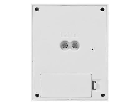 Настольные электронные мультифункциональные часы "Rotatio" с подсветкой, белый