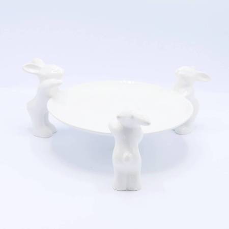 Тарелочка для сладостей &amp;quot;Воришки&amp;quot; (NEW), 23.5 см, Белый