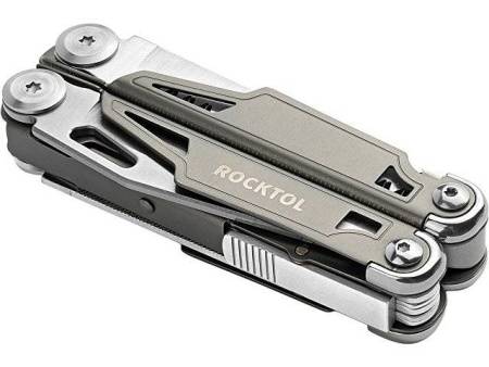 Мультитул Rocktol 19 в 1 с титановыми ручками, нейлоновый чехол, подарочная коробка
