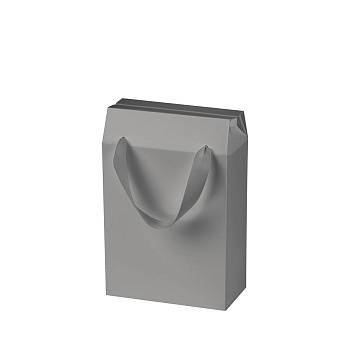 Подарочная коробка-пакет универсальная малая, серая