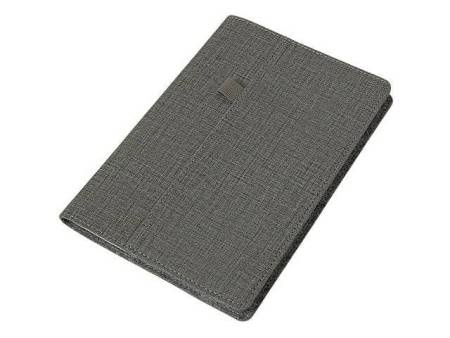 Двустороннее портфолио из рпет-фетра и искусственной кожи "Felt", серый