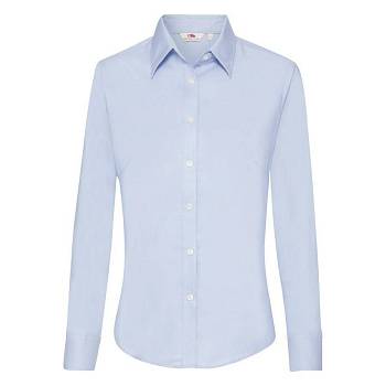 Рубашка "Lady-Fit Long Sleeve Oxford Shirt", светло-голубой_L, 70% х/б, 30% п/э, 135 г/м2 Рубашка "Lady-Fit Long Sleeve Oxford Shirt", светло-голубой_L, 70% х/б, 30% п/э, 135 г/м2
