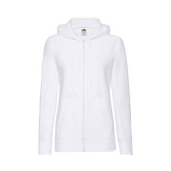 Толстовка без начеса "Ladies Lightweight Hooded Sweat", белый, M, 80% х/б 20% полиэстер, 240 г/м2 Толстовка без начеса "Ladies Lightweight Hooded Sweat", белый, M, 80% х/б 20% полиэстер, 240 г/м2