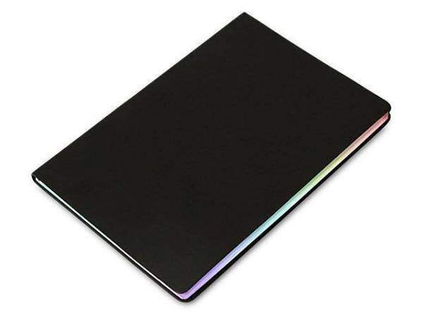 Блокнот А5 в гибкой обложке «Fellini» с голографическим срезом