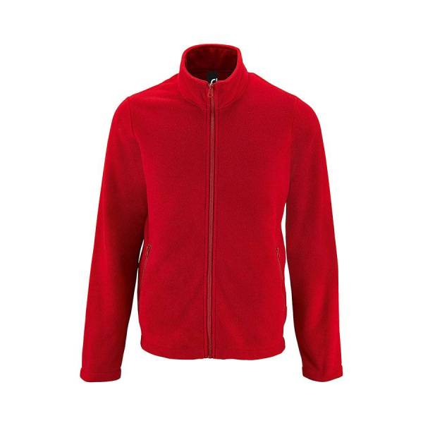 Толстовка на молнии "Norman Men", красный_S, 100% п/э