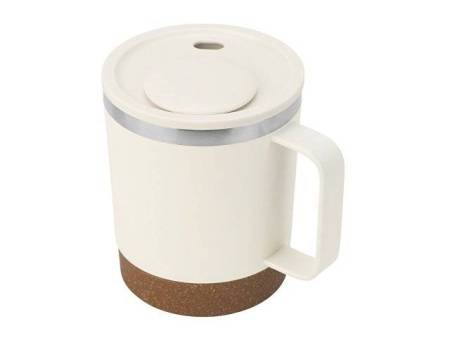 Стальная кружка с двойными стенками "Swipe", белый0,00