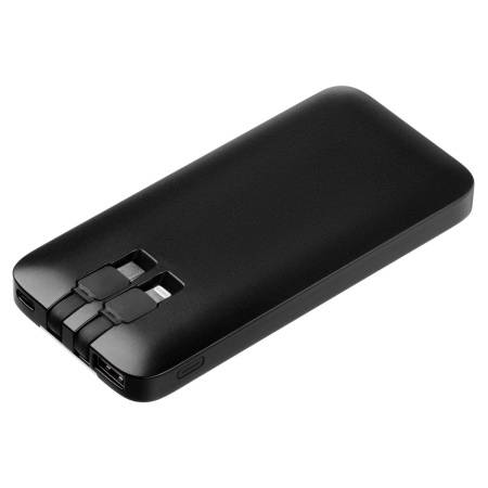 Внешний аккумулятор с подсветкой, Optima, 10000 mAh, черный