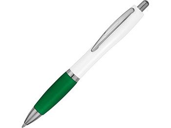 Ручка шариковая "Nash", белый/зеленый, черные чернила Ручка шариковая "Nash", белый/зеленый, черные чернила