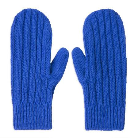 Варежки вязаные НАСВЯЗИ©, бежевый меланж, 30% шерсть