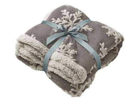 Плед Snowflake новогодний
