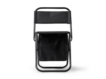 Складной уличный стул из полиэстера KOVAL, черный
