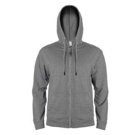 Толстовка мужская EVEREST, белый, S, 50 % хлопок, 50% полиэстер