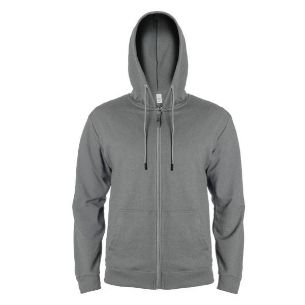 Толстовка мужская EVEREST, белый, S, 50 % хлопок, 50% полиэстер