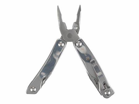 Мультитул Stinger, 100x45 мм, 11 функций, сталь, серебристый, в комплекте нейлоновый чехол