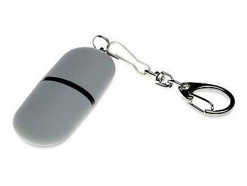 Флешка Goutte Soft-touch на 128 Гб, серый