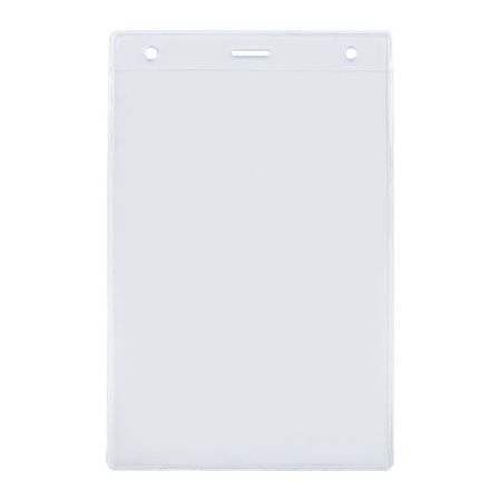 Карман для бейджа Lucid, вертикальный, из фактурного ПВХ