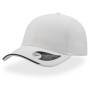 Бейсболка "ESTORIL ", 6 клиньев, застежка на липучке, белый, 100% полиэстер
