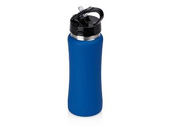 Бутылка для воды "Bottle C1", сталь, soft touch, 600 мл, синий Бутылка для воды "Bottle C1", сталь, soft touch, 600 мл, синий