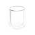 Стакан стеклянный с двойными стенками, Lungo, 300 ml