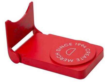 Внешний магнитный аккумулятор "MagnIQ", красный, 5000 mAh (тампопечать)