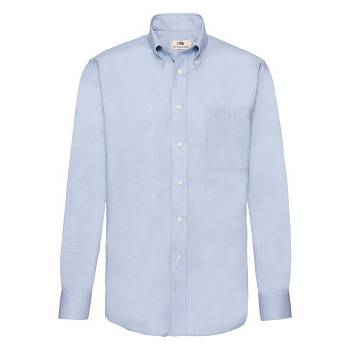 Рубашка "Long Sleeve Oxford Shirt", светло-голубой_XL, 70% х/б, 30% п/э, 135 г/м2 Рубашка "Long Sleeve Oxford Shirt", светло-голубой_XL, 70% х/б, 30% п/э, 135 г/м2