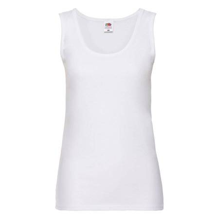 Майка женская "Lady-Fit Valueweight Vest", белый,XS, 97% хлопок,3%полиэстер