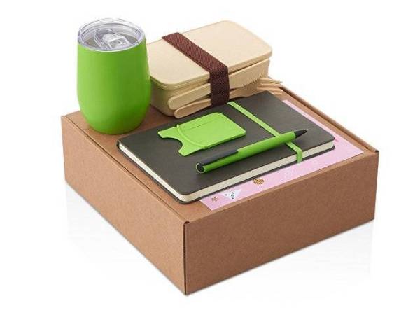 Набор «Refreshment» с термокружкой, блокнотом, ручкой и ланчбоксом