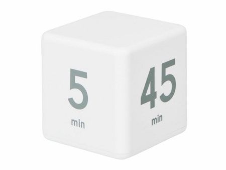 Таймер для тайм-менеджмента "Time Capsule" на 5-15-25-45 минут, софт-тач, белый