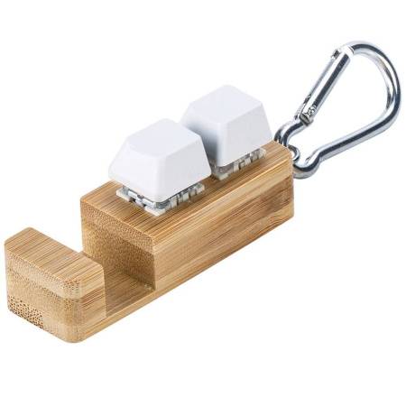 Подставка для телефона Press c анти-стресс клавишами и карабином