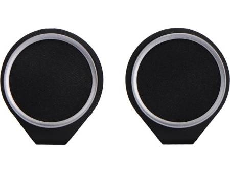 Портативные парные колонки Qjet TWS "Mates" с синими кольцами