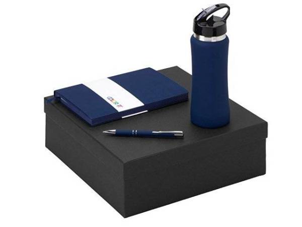 Подарочный набор "Color it" с блокнотом, металлической ручкой и бутылкой