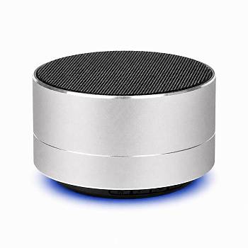 Беспроводная Bluetooth колонка MuzOn, серебристая