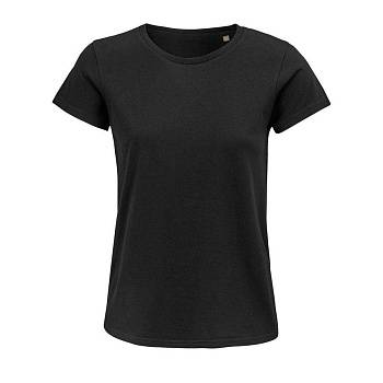 Футболка женская "CRUSADER WOMEN", черный, 3XL, 100% органический хлопок, 150 г/м2 Футболка женская "CRUSADER WOMEN", черный, 3XL, 100% органический хлопок, 150 г/м2